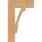 Ekena Millwork Legacy Block Smooth Bracket, Western Red Cedar, 5 1/2"W x 20"D x 32"H BKT06X20X32LEC05SWR - alternate 4